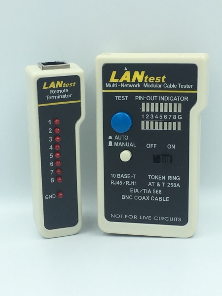 LanTester เครื่องทดสอบสายเคเบิล LanTester EIA TIA-568 TS-048 EIA TIA-568  TS-048