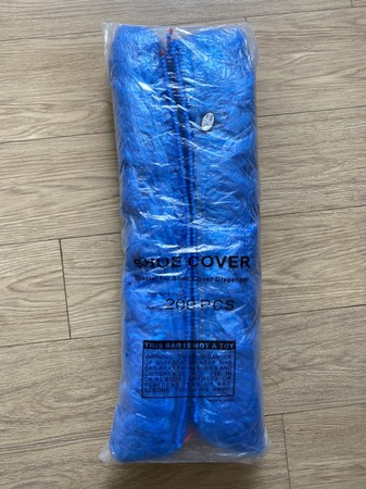 ถุงครอบเท้า พลาสติกคอบรองเท้า Shoe cover refill for jh70