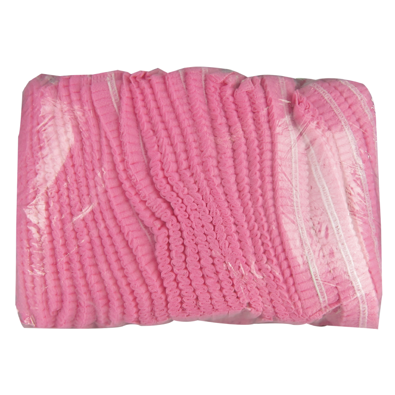 หมวกตัวหนอน สีชมพู Hairnet