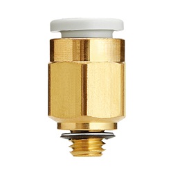 ข้อต่อลม Male connector KQ2H06-M6A