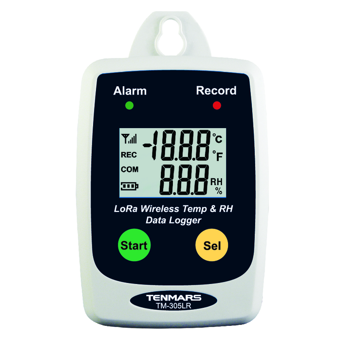 Lora temperature-humidity datalogger tm-305lr