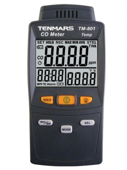 เครื่องวัดก๊าซคาร์บอนมอนอกไซด์ TENMARS tm-801