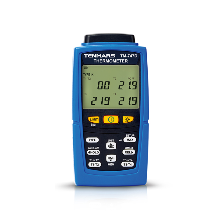 เครื่องวัดอุณหภูมิ 4 ช่อง tm-747d