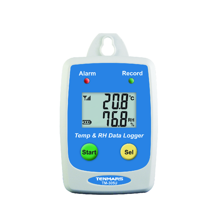 เครื่องบันทึกอุณหภูมิและความชื้น tm-305u