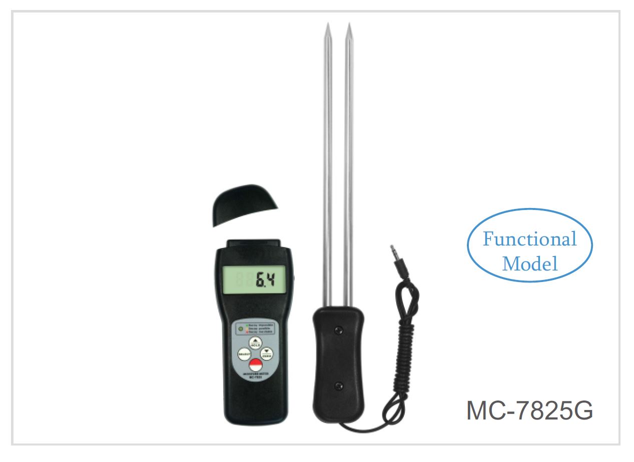 เครื่องวัดความชื้นเมล็ดพืช รุ่น mc-7825g