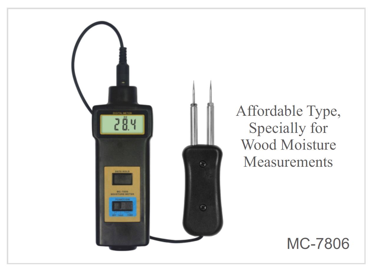 เครื่องวัดความชื้น รุ่น mc-7806