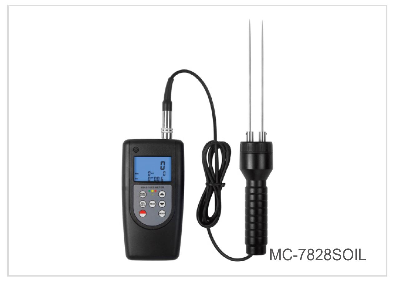 เครื่องวัดความชื้นในดิน รุ่น mc-7828soil 