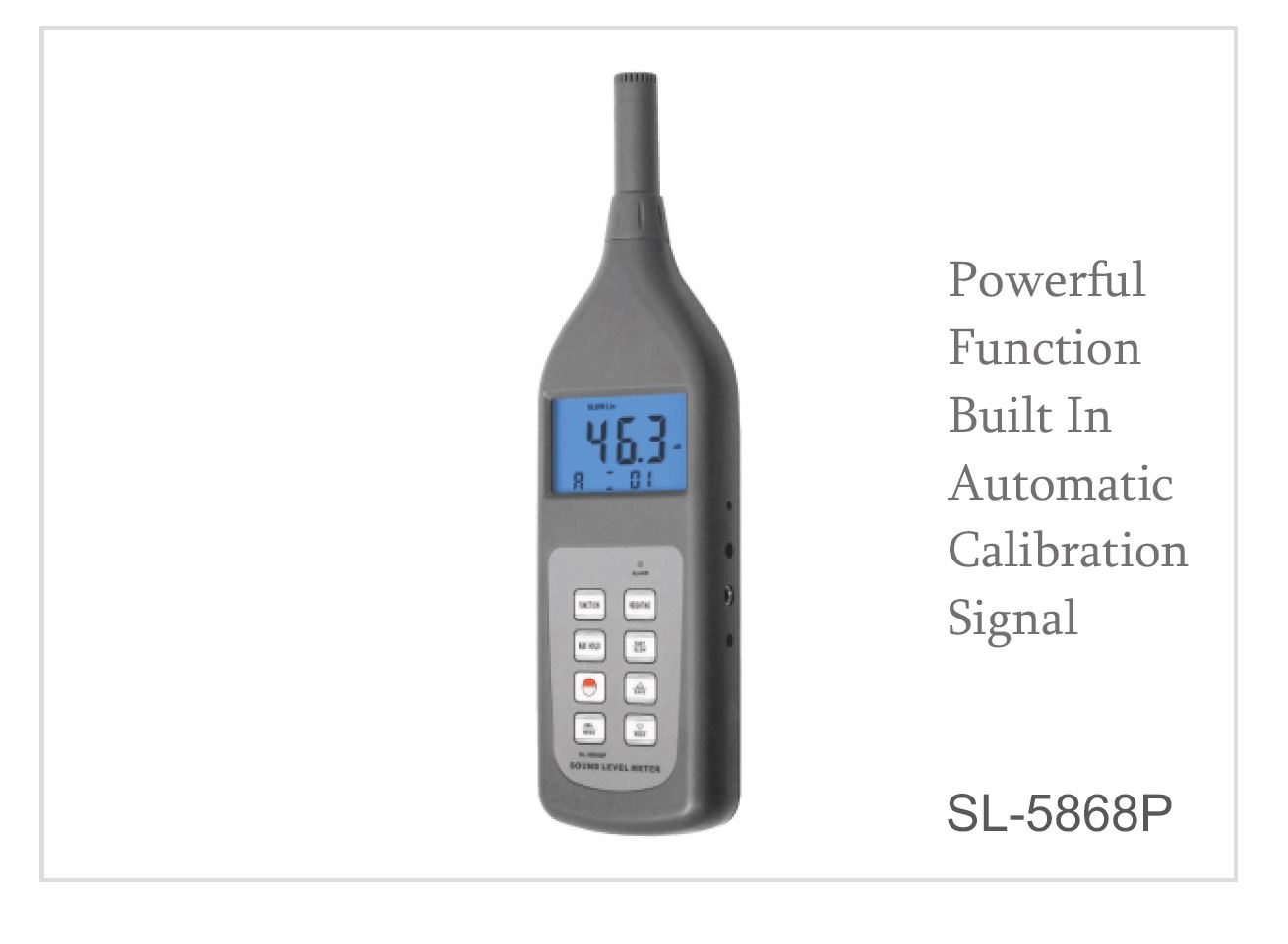 เครื่องวัดระดับเสียง รุ่น sl-5868p