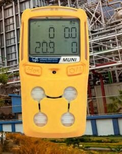เครื่องตรวจจับแก๊ส 4 ตัวขนาดกะทัดรัดและน้ำหนักเบา รุ่น mp420