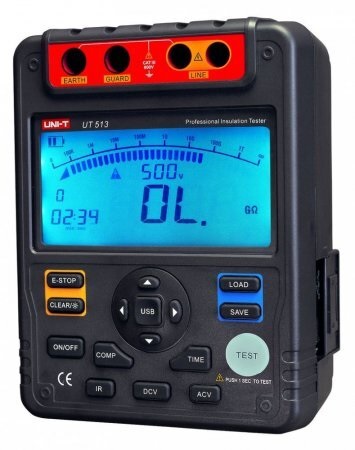 เครื่องทดสอบความต้านทานฉนวน รุ่น ut513a  