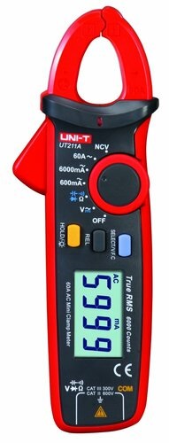 เครื่องวัดมัลติมิเตอร์แบบหนีบ รุ่น ut211a