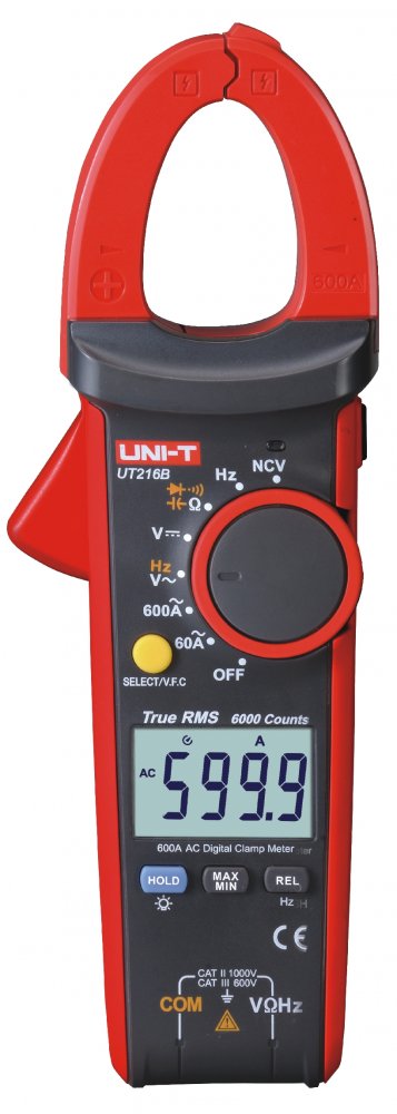 เครื่องวัดมัลติมิเตอร์แบบหนีบ รุ่น ut216b