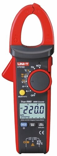 เครื่องวัดมัลติมิเตอร์แบบหนีบ รุ่น ut216c