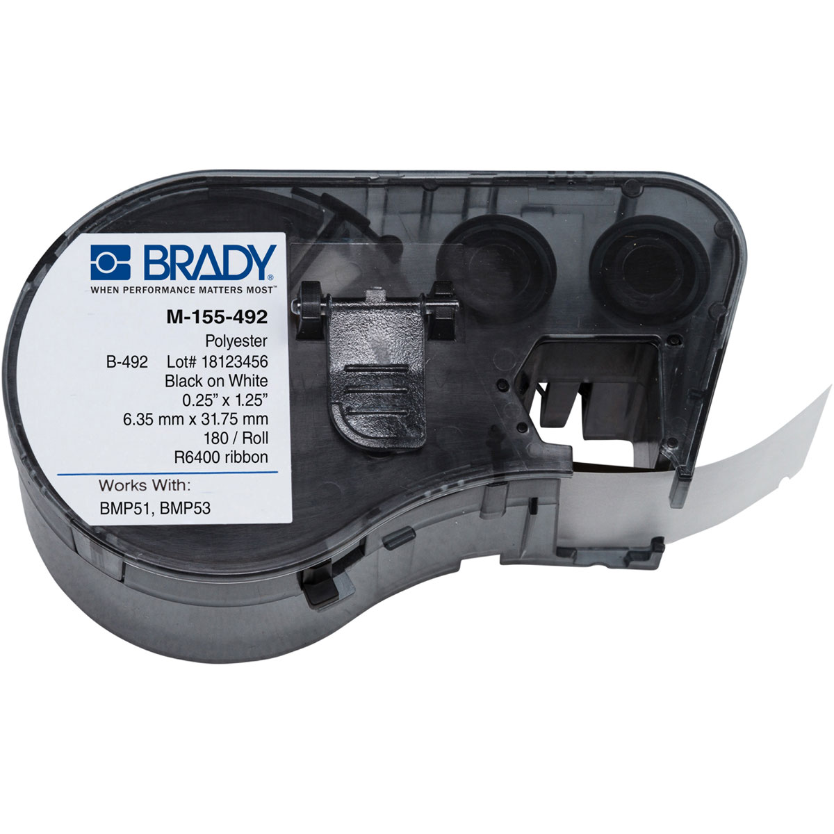 สติ๊กเกอร์ห้องปฏิบัติการโพลีเอสเตอร์แบบบางพิเศษ BMP51 BMP53