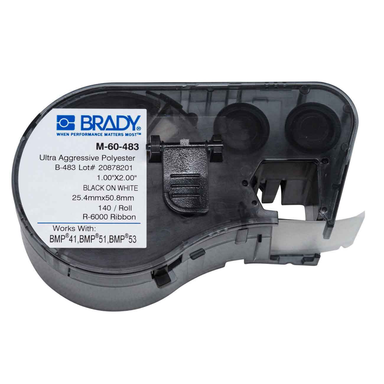 สติ๊กเกอร์โพลีเอสเตอร์การยึดเกาะสูง BMP41 BMP51 BMP53