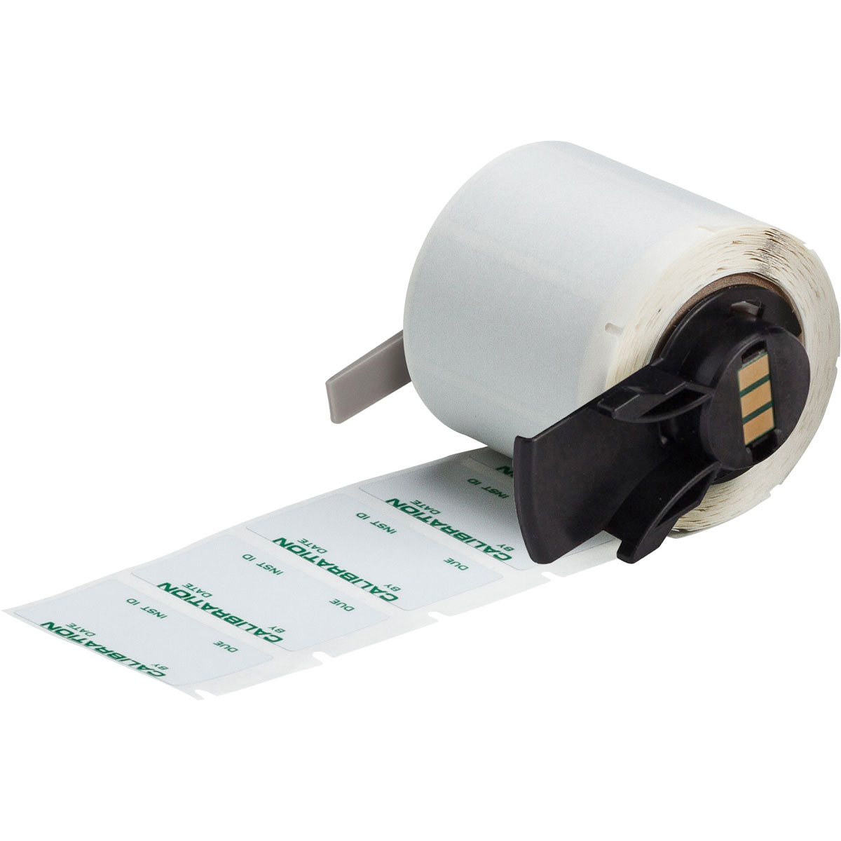 Brady metallized polyester pre printed calibration labels
