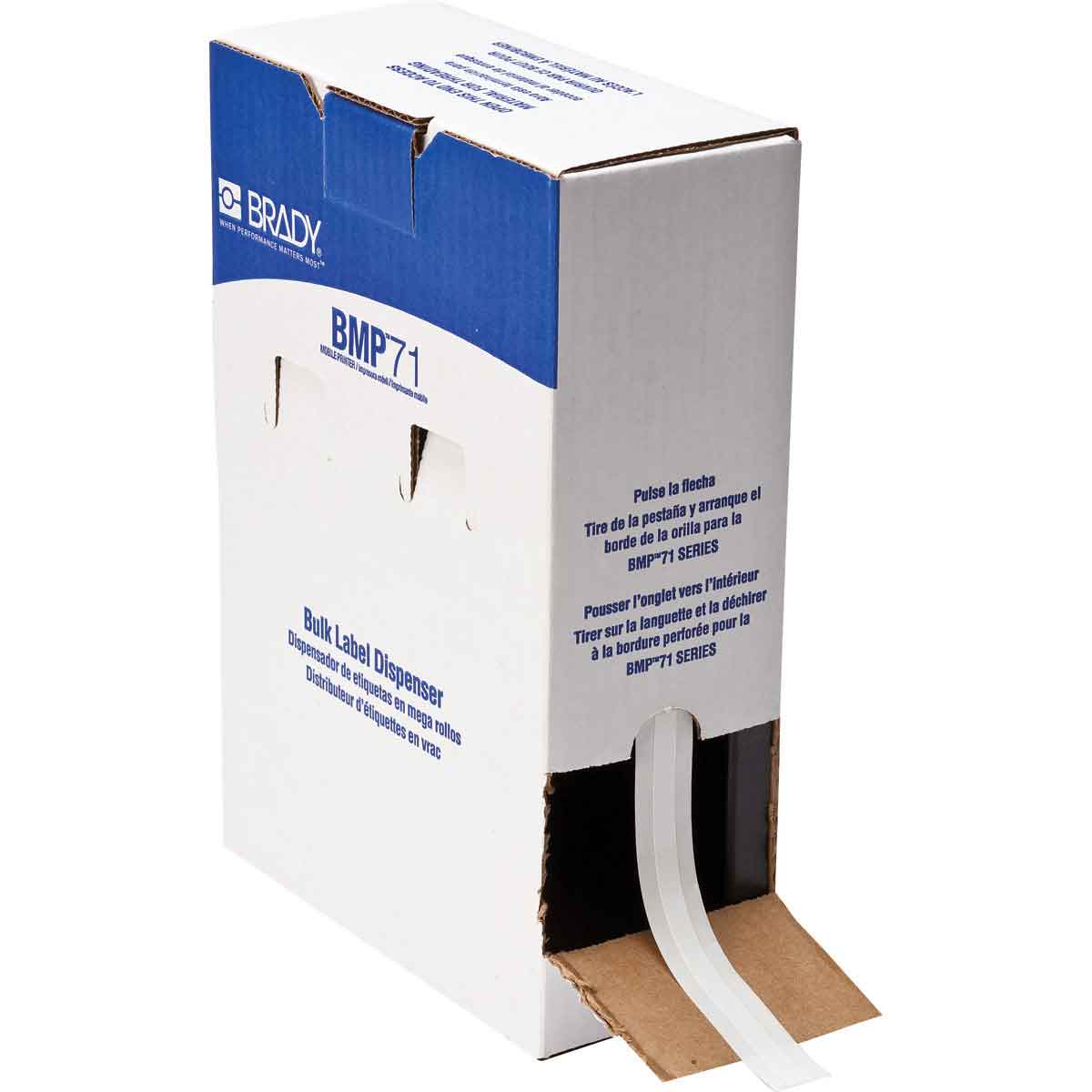 ลาเบลผ้าไวนิลเบรดี้ Brady label repositionable vinyl cloth labels
