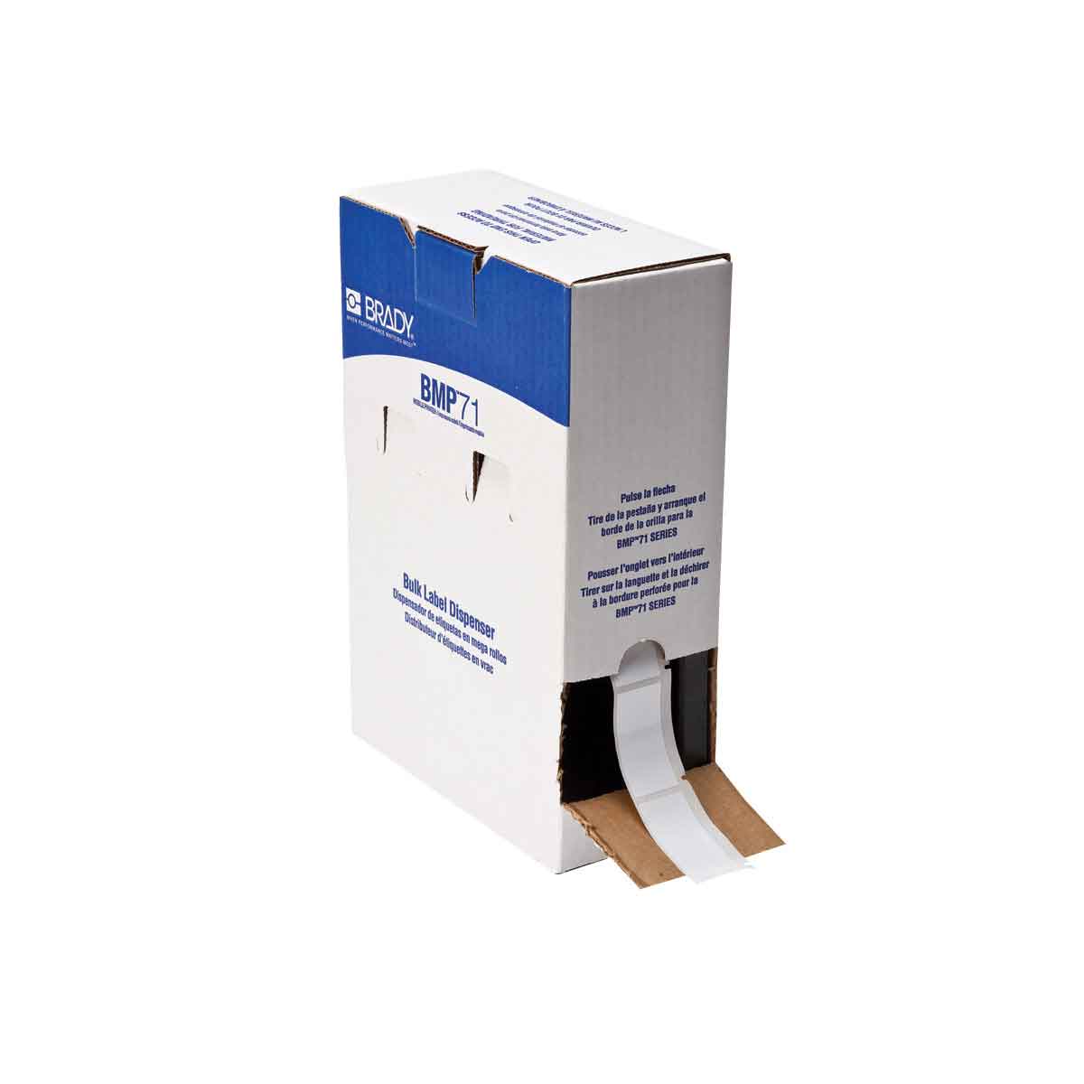 ลาเบลเบรดี้แบบกระดาษ Brady paper labels bulk