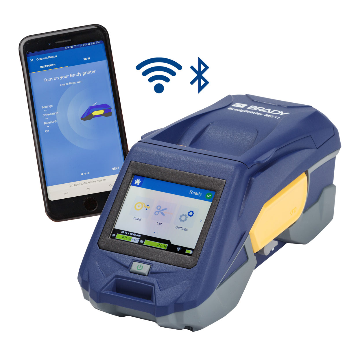 เครื่องพิมพ์ลาเบล Brady printer m611 mobile label printer