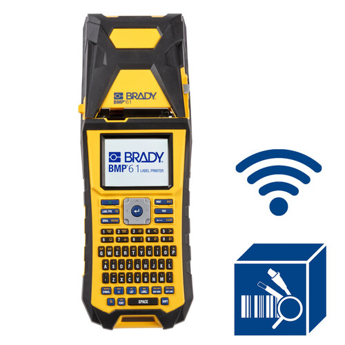 เครื่องปริ้นเบรดี้พร้อมซอฟแวร์ Brady bmp61 wifi with product and wire id software