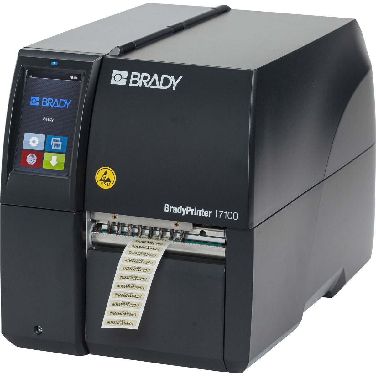 เครื่องพิมพ์ลาเบล Brady printer i7100 300 dpi industrial label printer esd-protected with product and wire id software suite