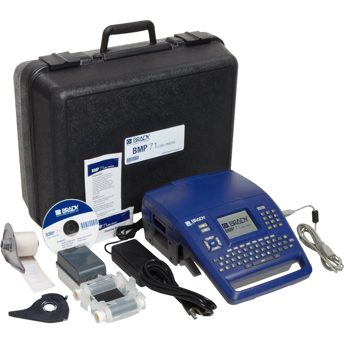 เครื่องพิมพ์ลาเบลพร้อมประกัน 1 ปี Brady bmp71 label printer with brady 360 warranty