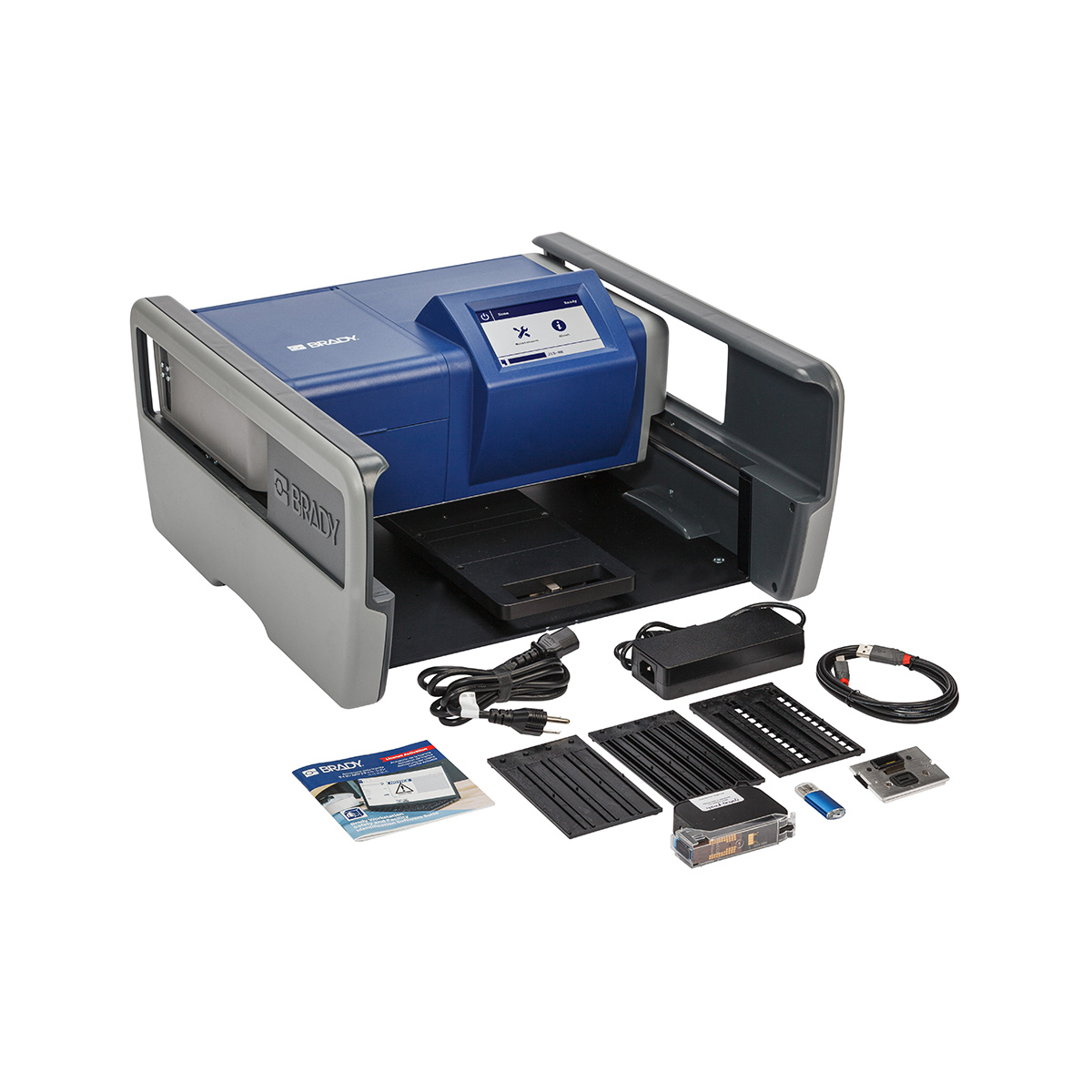 เครื่องพิมพ์ลาเบลอุตสาหกรรม Brady jet j1000 industrial printer for terminal block tags with software