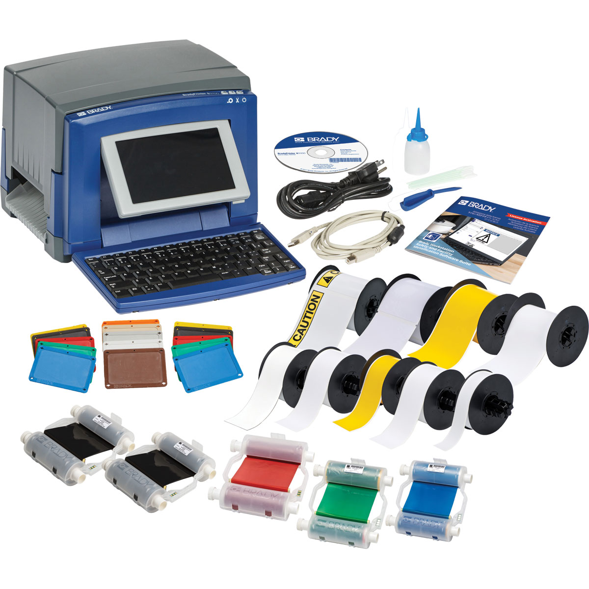เครื่องพิมพ์ลาเบลพร้อมซอฟแวร์ Brady printer s3100 lean 5s kit with software