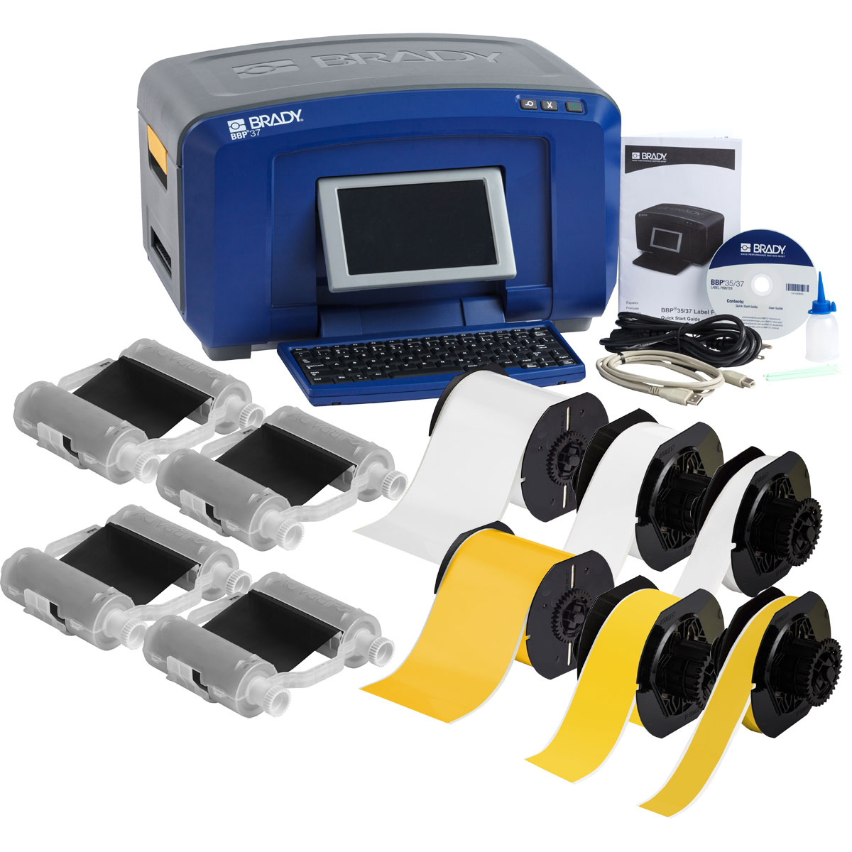เครื่องพิมพ์ลาเบลเบรดี้ Brady bbp37 common label and printer kit