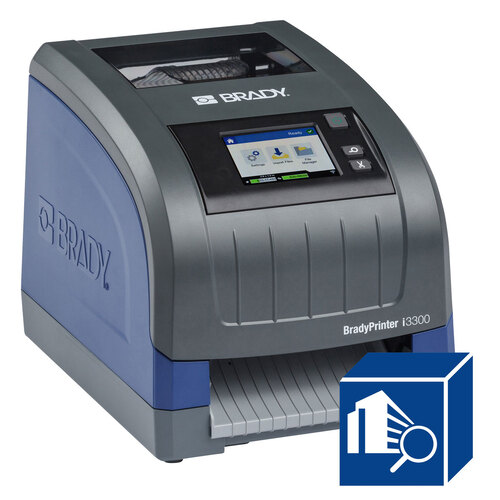 เครื่องปริ้นลาเบลเบรดี้ซอฟแวร์ Brady printer i3300 with brady workstation safety and facility id software