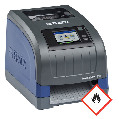 เครื่องปริ้นลาเบลเบรดี้พร้อมระบบ Brady printer ghs brady i3300 with workstation ghs oftware kit