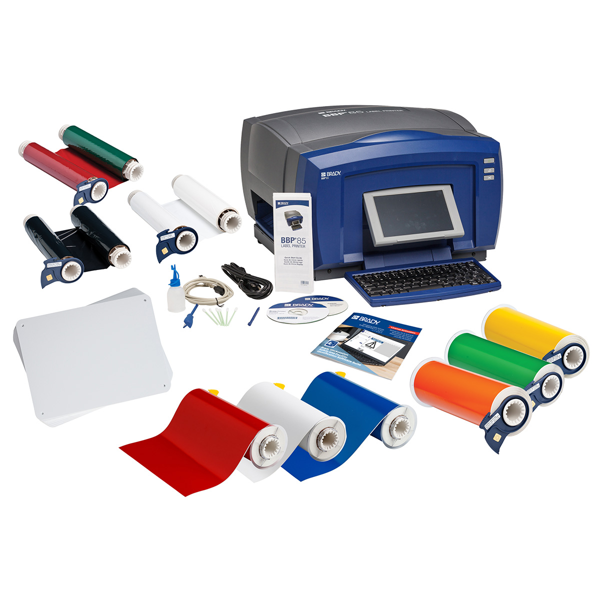 เครื่องพิมพ์ลาเบลพร้อมซอฟแวร์ Brady bbp85 printer lean 5s kit