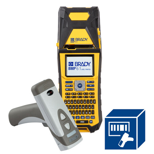 เครื่องปริ้นเบรดี้ Brady bmp61 with workstation scan and print software