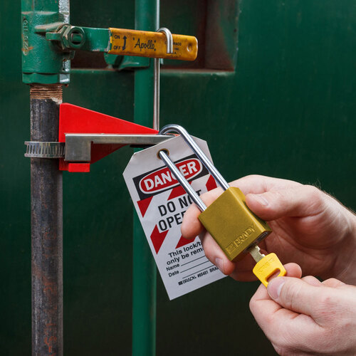กุญแจอลูมิเนียมเบรดี้ Brady safekey aluminum lockout padlocks