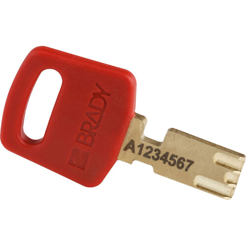 กุญแจไนลอนเบรดี้แบบชุด Brady safeKey compact nylon padlock personal kit