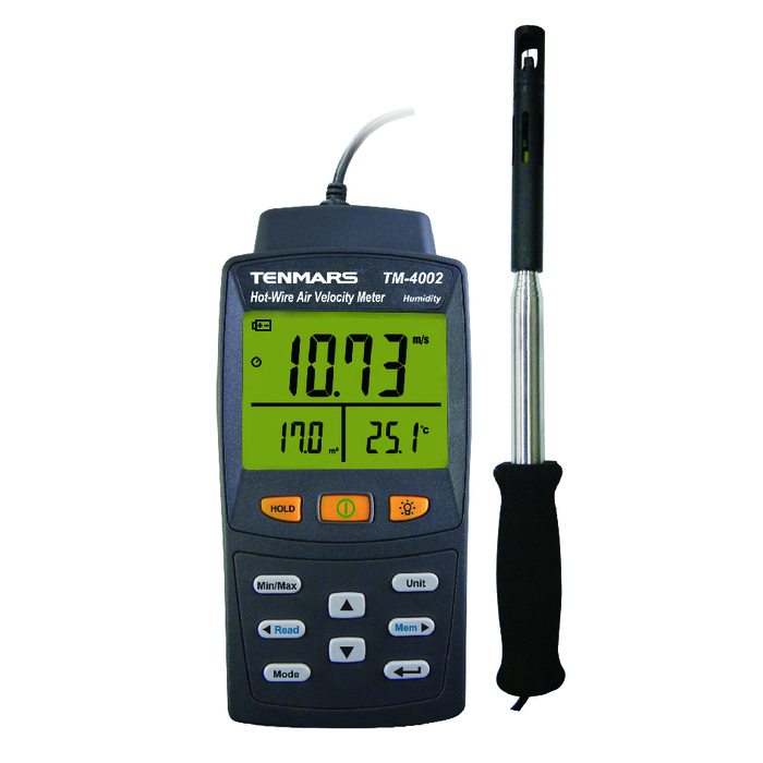 เครื่องวัดความเร็วลมแบบลวดร้อน tm-4001-4002