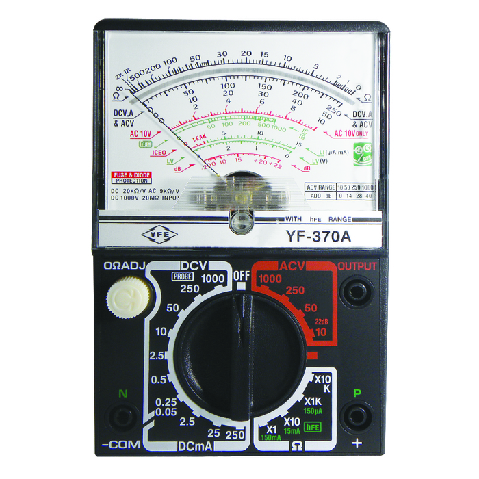เครื่องมัลติมิเตอร์แบบอนาล็อก yf-370a