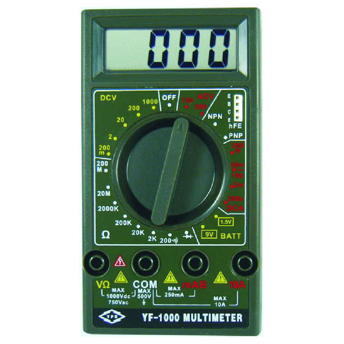 เครื่องมัลติมิเตอร์ yf-1000
