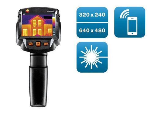 กล้องถ่ายภาพความร้อน เครื่องวัดอุณหภูมิ testo-872