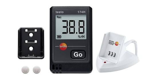 ชุดเครื่องวัดอุณหภูมิและความชื้นขนาดเล็ก testo-174H set