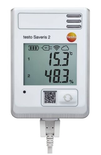 WiFi data logger with display and integrated temperature and humidity probe saveris 2-H1