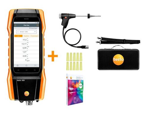 เครื่องวัดก๊าซ O2 CO testo-300 kit 1