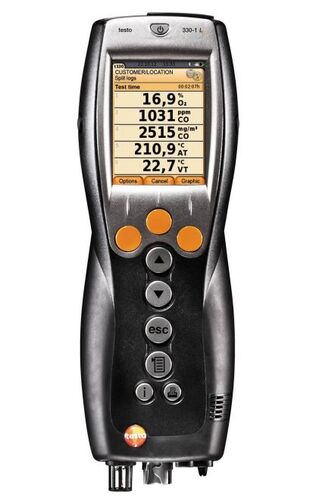 เครื่องวัดก๊าซไอเสียแบบมืออาชีพ testo-330-1LL