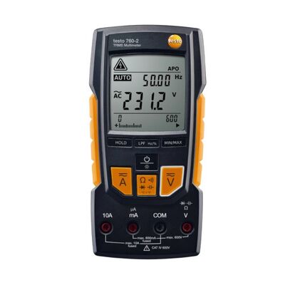 เครื่องวัดมัลติมิเตอร์แบบดิจิตอล testo-760-2