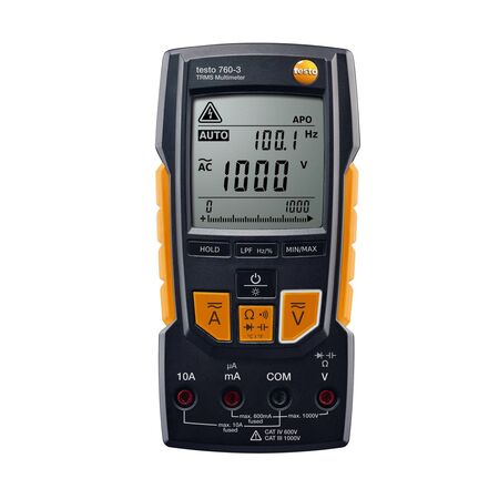 เครื่องวัดมัลติมิเตอร์แบบดิจิตอล testo-760-3