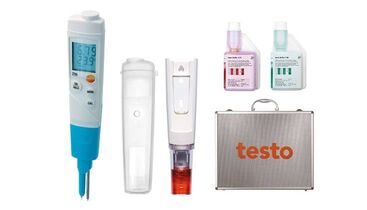 ชุดเครื่องวัดค่ากรด-ด่าง testo-206-pH2 set