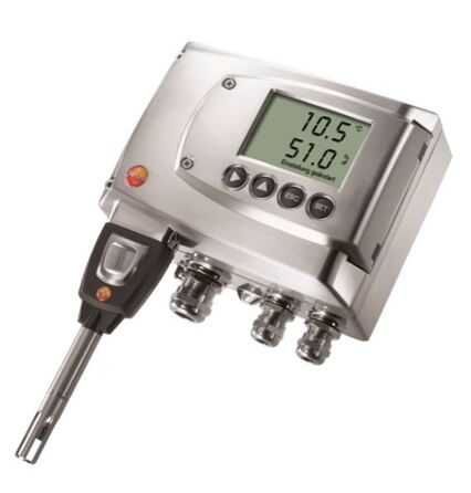 เครื่องวัดความชื้นแบบส่งสัญญาณความชื้นสำหรับอุตสาหกรรม testo-6681
