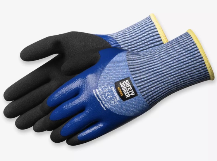 ถุงมือเซฟตี้ Safety jogger gloves protector 4x44c