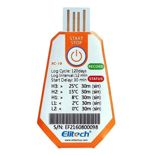 เครื่องบันทึกอุณหภูมิElitechRC-19USB