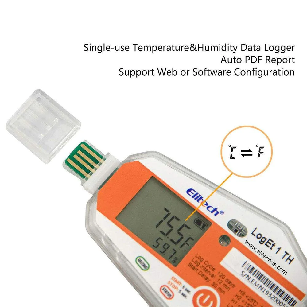 เครื่องวัดอุณหภูมิElitech LogEt 1 TH